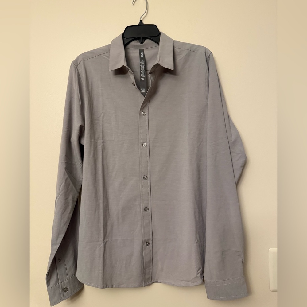 Vuori Light Gray Collared Shirt